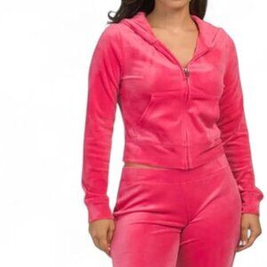 Juicy Couture Pink Party Velour Set